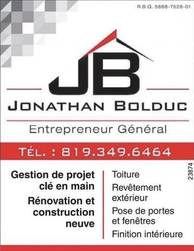 Construction JB Inc. Logo